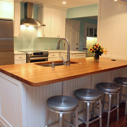 Cherry Butcher Block Countertops - Kitchen Countertops