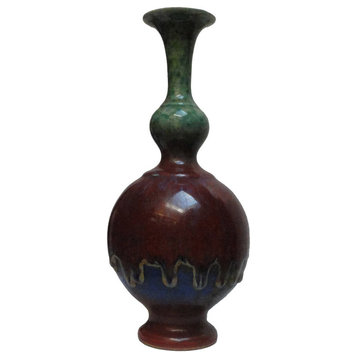 Chinese Porcelain Multi-Color Display Vase