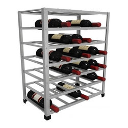 42 Bottle Metal Wine Rack (6 wide x 7 high) - Wine Racks