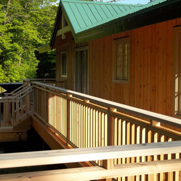 Cedar Deck & Gable Roof