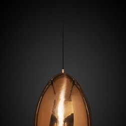 Egg Copper Pendant Light - Pendant Lighting