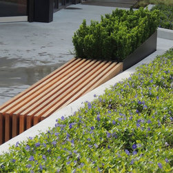 Modern Bench & Planter - Products