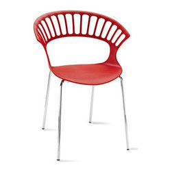 Tiara Armchair - Set of 4 by Plastix / Papatya - Dining Chairs