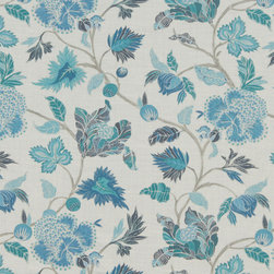 Enchanted Vine in Indigo - Fabric