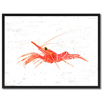 Red Shrimp Reproduction Painting, 22"x29"