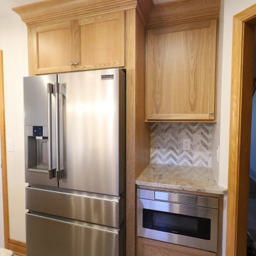 Warm Wood Wonder: White Oak Kitchen Remodel with Smart Storage