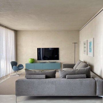 Rivestimento pareti in tonachino di calce – Villa privata, Milano Marittima RA