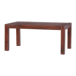 Edmund Distressed Walnut Dining Table - Dining Tables