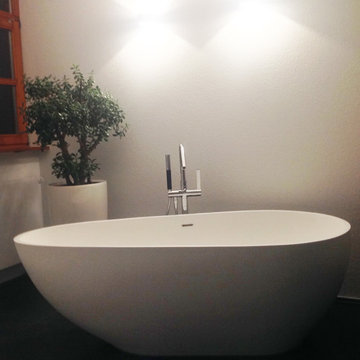 Badeloft Freestanding Bathtub 'BW-01-L' UPC Certified Stone Resin Matte or Gloss