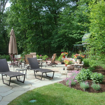 Bluestone Patio Garden