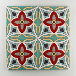 Handpainted: The Mediterranean Collection, Malta in Warm Motif - Wall & Floor Tiles
