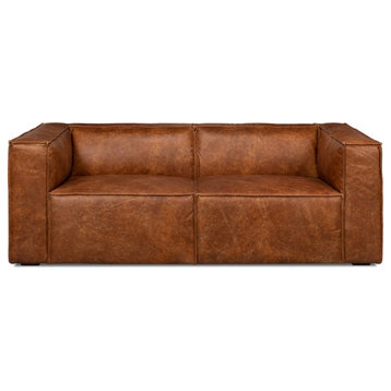 Harland Sofa Light Brown Leather
