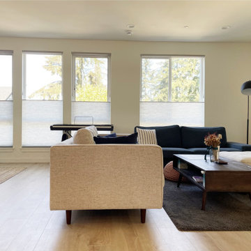 Top-Down/Bottom-Up Shades for a Townhome in Seattle, WA | Amazing Blinds by Armi