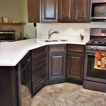 Burnettsville, IN. Haas Signature Collection. Open Cherry Kitchen
