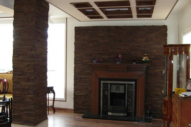 Trendy living room photo in Other