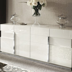 Modern 4-Door Sideboard Canova by ALF | Made in Italy - Buffets And Sideboards