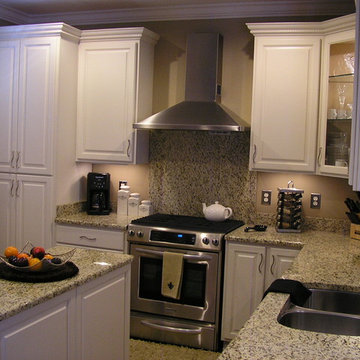 Custom White Kitchen Cabinetry
