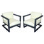 Outdoor Alhama Chairs, Set of 2, Anthracite