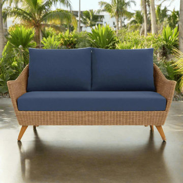 Lloyd Flanders Tobago Woven Vinyl Loveseat