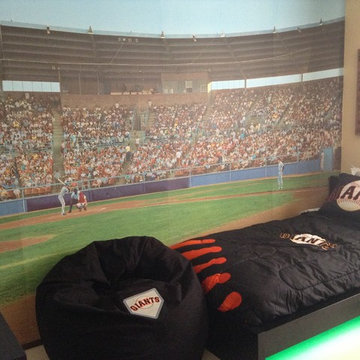 SF Giants - Baseball theme boy bedroom design