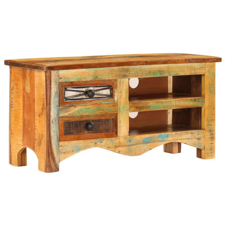 vidaXL TV Stand TV Unit Sideboard TV Console Cabinet Solid Reclaimed Wood