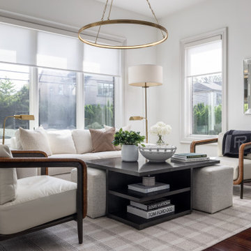 Tradition + Sophistication in the Sunroom