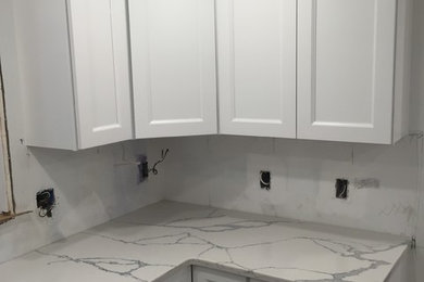 Grey and White Kitchen