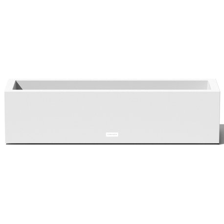 Veradek Block Series Trough 36" Planter, White