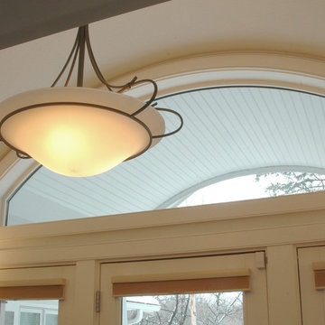 Family Room Addition Featuring Barrel Vaulted Ceilings