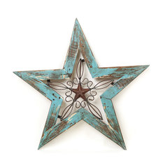 50 Most Por Rustic Turquoise Wall Decor For 2018 Houzz Mexican Imports Wood And Iron Texas Star Turquoise Wall Decor