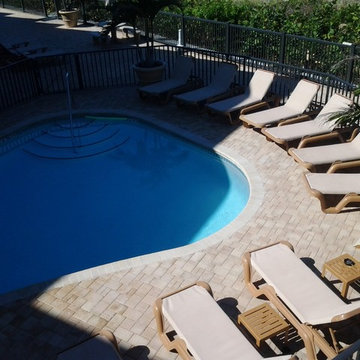 Paver House Commercial Brick Pavers Installation - Hotel