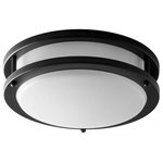 Oxygen Lighting - Oxygen Lighting 3-618-15 Oracle - 10.5 Inch 10.1W 1 LED Flush Mount - Warranty: 1 Year/1 Year on LED eclictOracle 10.5 Inch 10. Oracle 10.5 Inch 10.UL: Suitable for damp locations Energy Star Qualified: n/a ADA Certified: n/a  *Number of Lights: 1-*Wattage:10.1w LED bulb(s) *Bulb Included:No *Bulb Type:No *Finish Type:Black