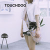 Touchdog 'Paw-Ease' Over-The-Shoulder Travel Sling Pet Carrier, Gray