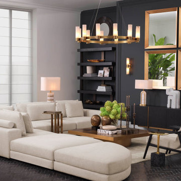 Modern Sophistication in Bold Contrast • Curated Room 02