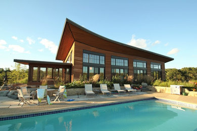 Example of a trendy exterior home design in Other