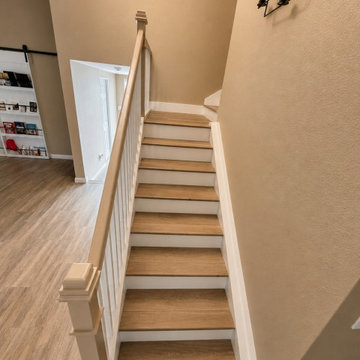 Modern Transitional Staircase Remodel - Front View
