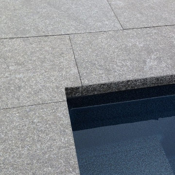 Contemporary rectangle with Black Granite deck