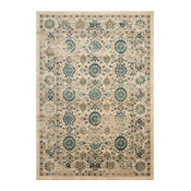 Darien Area Rug, Beige/Turquoise, 10'x14'