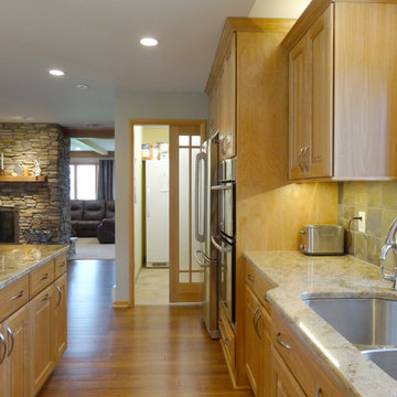 Open Pantry Etched Door