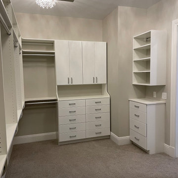 New Closet System in a Walk-in Master