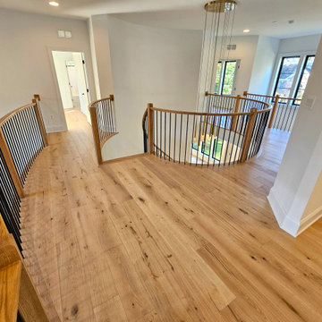 Project #110 | Beautiful Curved Staircase with Circular Balcony