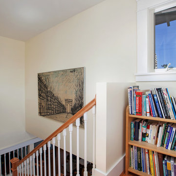 Second Story Home Addition Stairs and Banister