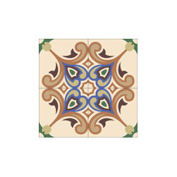 "Tulipan" 8x8 Encaustic Cement Tiles - Wall And Floor Tile
