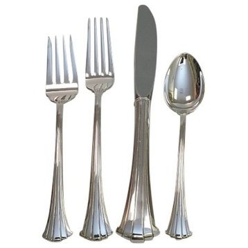 Gorham Sterling Silver Newport Scroll 4-Piece Place Set