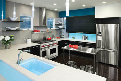 Minimalist kitchen photo in Other