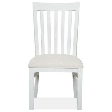 Magnussen Harper Springs Side Chair with Uph. Seat in White - Set of 2