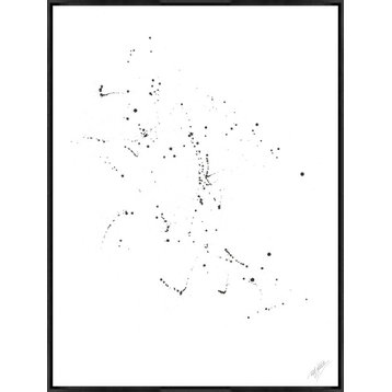 36x48 la danse des toiles I, Framed Artwork, Black