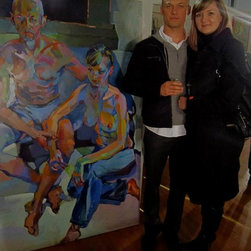 when a human meets their portrait - Paintings