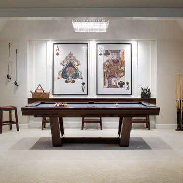 City Pool Table in the Living Room