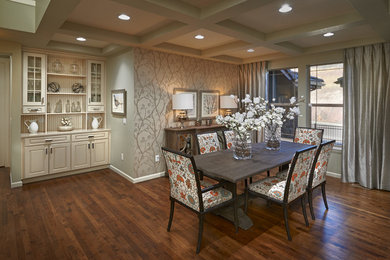 Elegant dining room photo in Denver